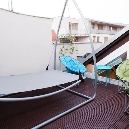 Wonderful View With Terrace In The City Centre Brno